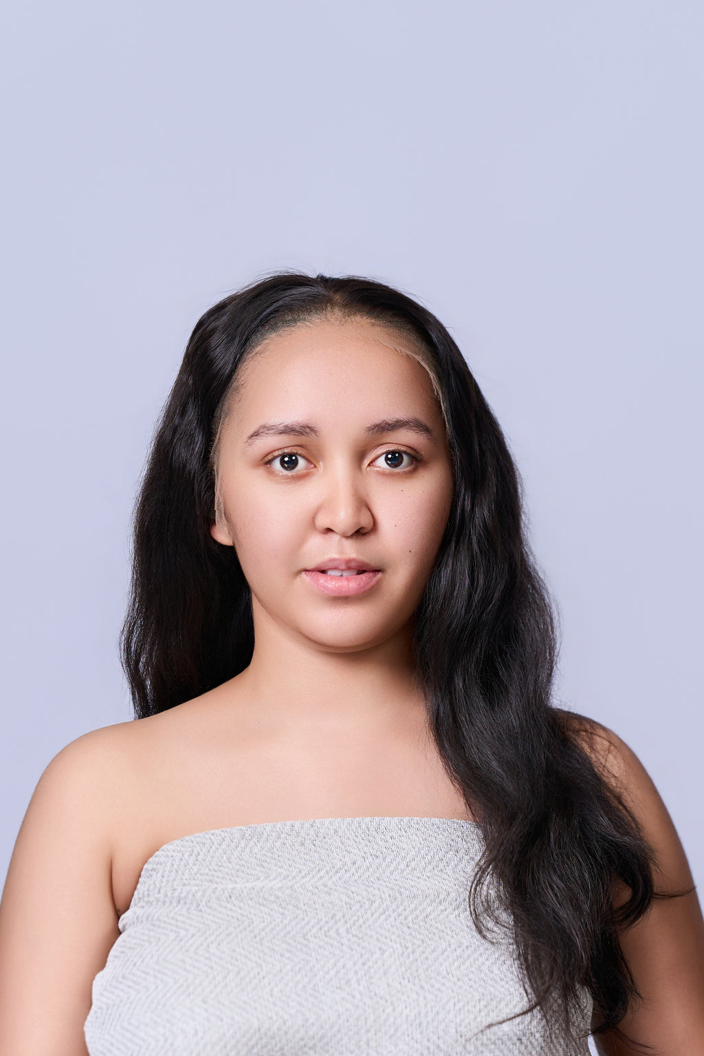 Premium Machine Remy Indian Hair Wig - Natural Black straight/wavy