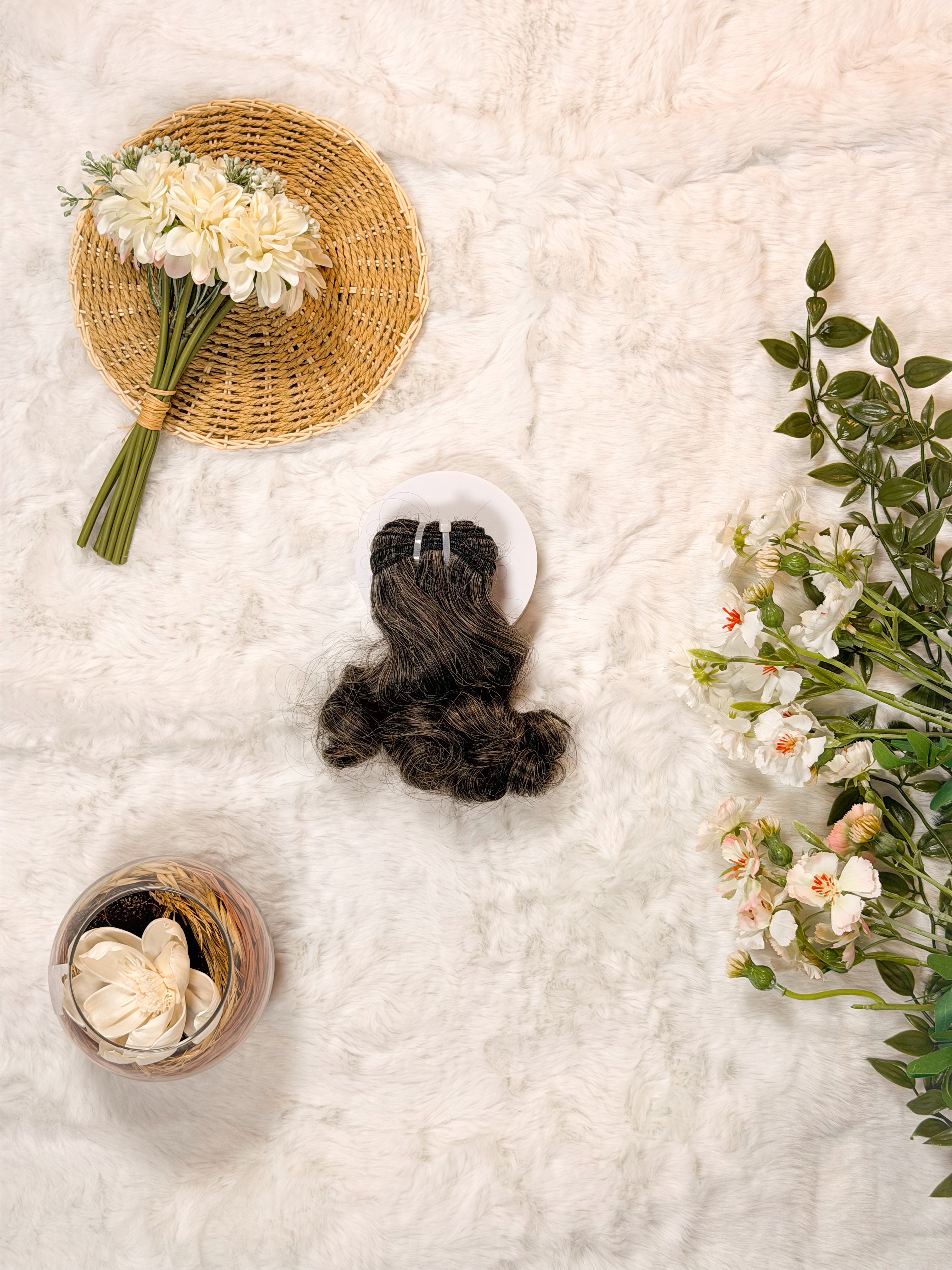 Raw Indian Natural Wavy Weft